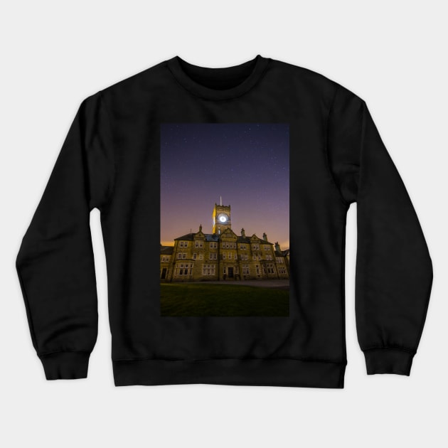 High Royds - West Riding Pauper Lunatic Asylum Close to Midnight Crewneck Sweatshirt by Spookydaz